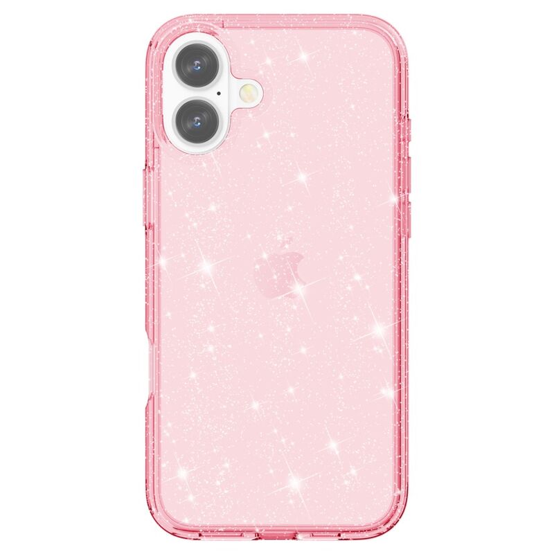 iPhone 16 Suojakuori (TPU + PC, Sparkly Glitter)