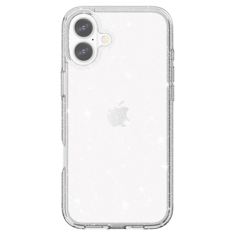iPhone 16 Suojakuori (TPU + PC, Sparkly Glitter)