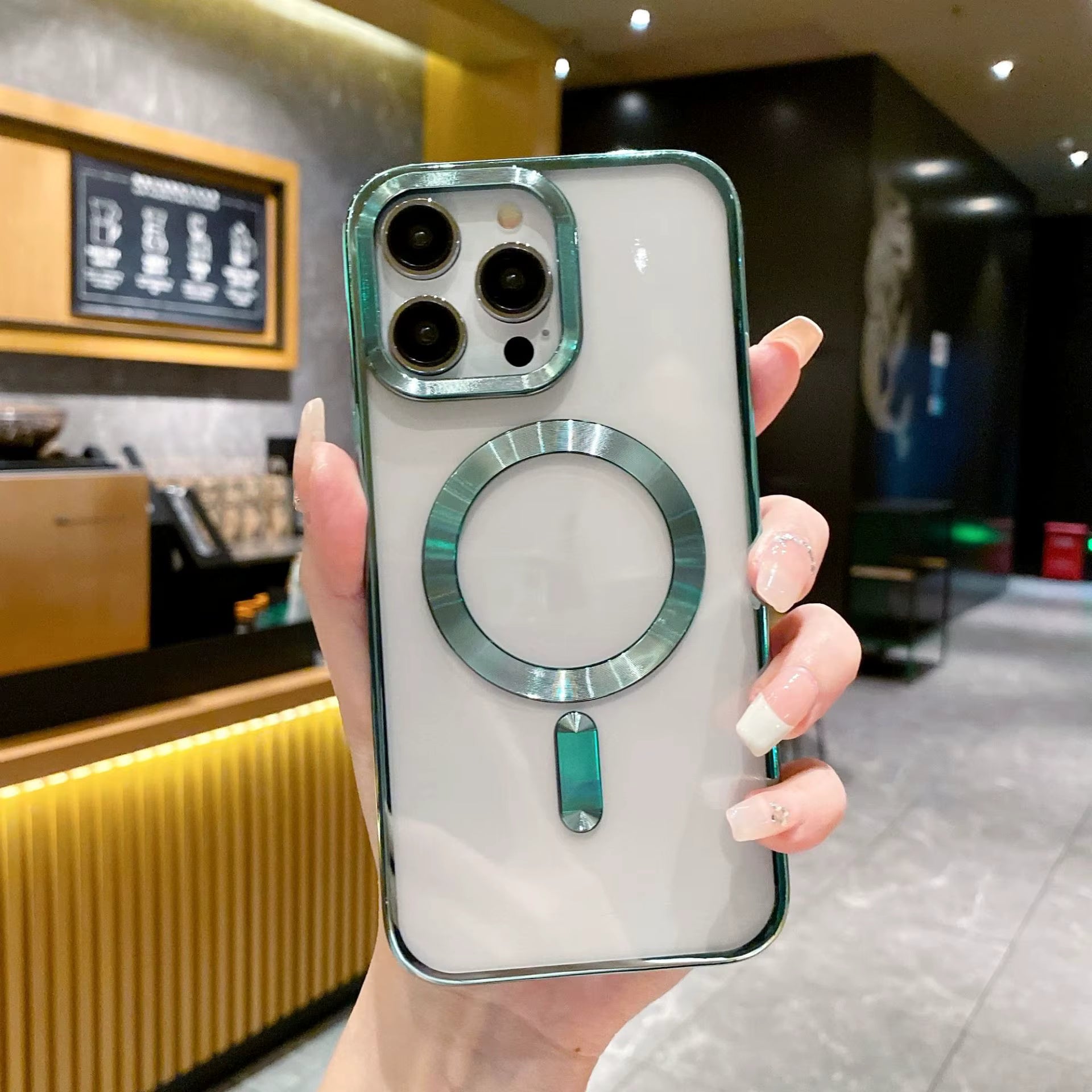 Apple iPhone 11 Takakuori MagSafe kameran linssisuoja
