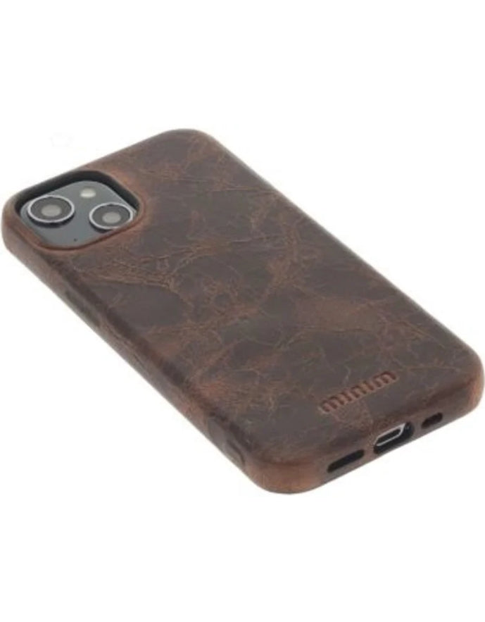 iPhone 13 / 14  suojakuori Käsintehty nahka