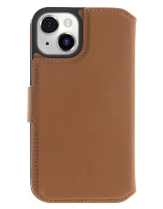 iPhone 13 mini –lompakkokotelo 2-in-1,Käsintehty nahka