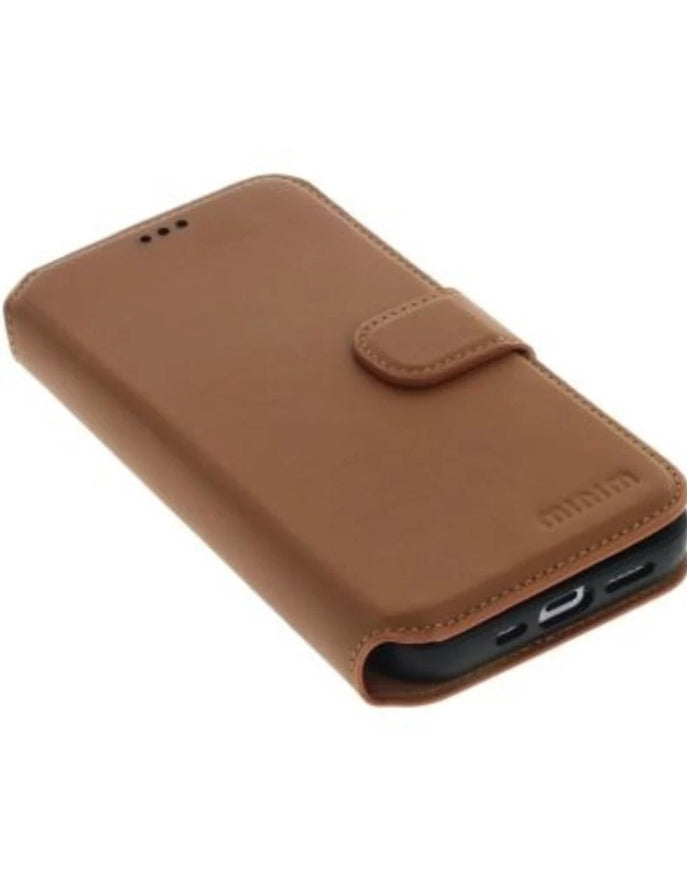 iPhone 13 mini –lompakkokotelo 2-in-1,Käsintehty nahka