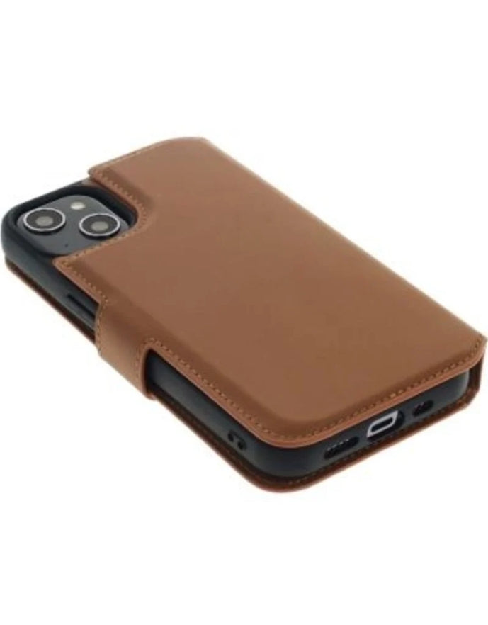 iPhone 13 mini –lompakkokotelo 2-in-1,Käsintehty nahka