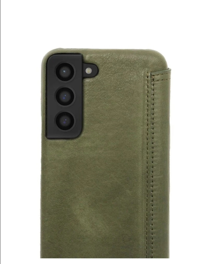 Samsung Galaxy S23 lompakkokotelo Käsintehty nahka