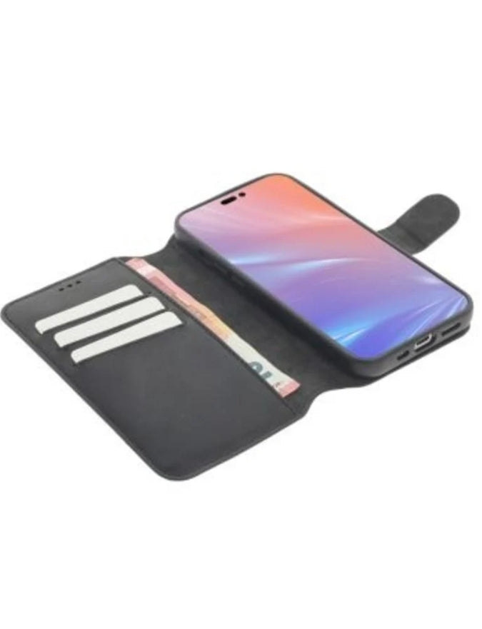 iPhone 13 mini –lompakkokotelo 2-in-1,Käsintehty nahka