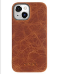 iPhone 12 / 12 Pro – suojakuori Käsintehty nahka
