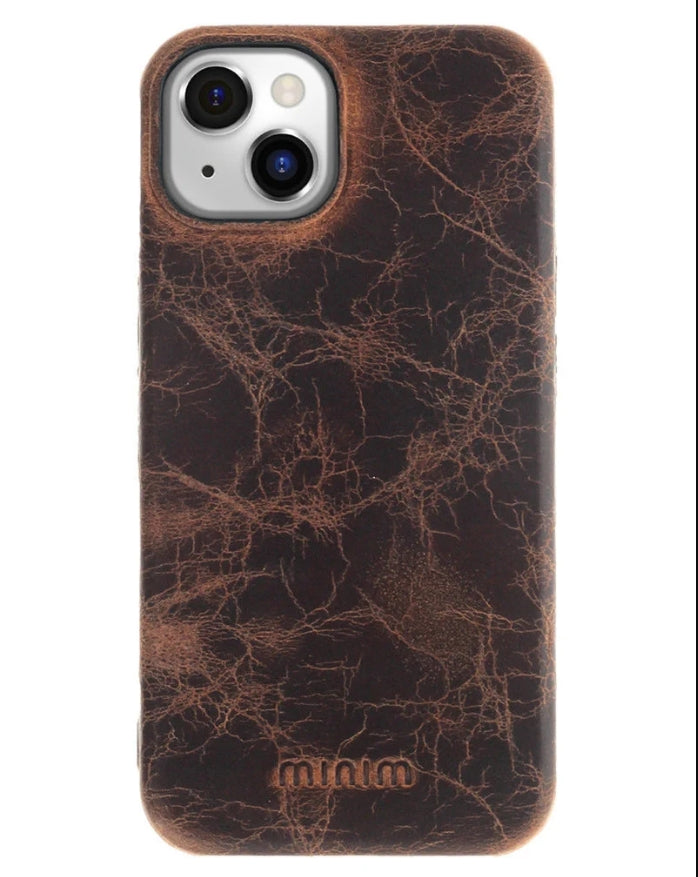 iPhone 13 mini – suojakuori Käsintehty nahka