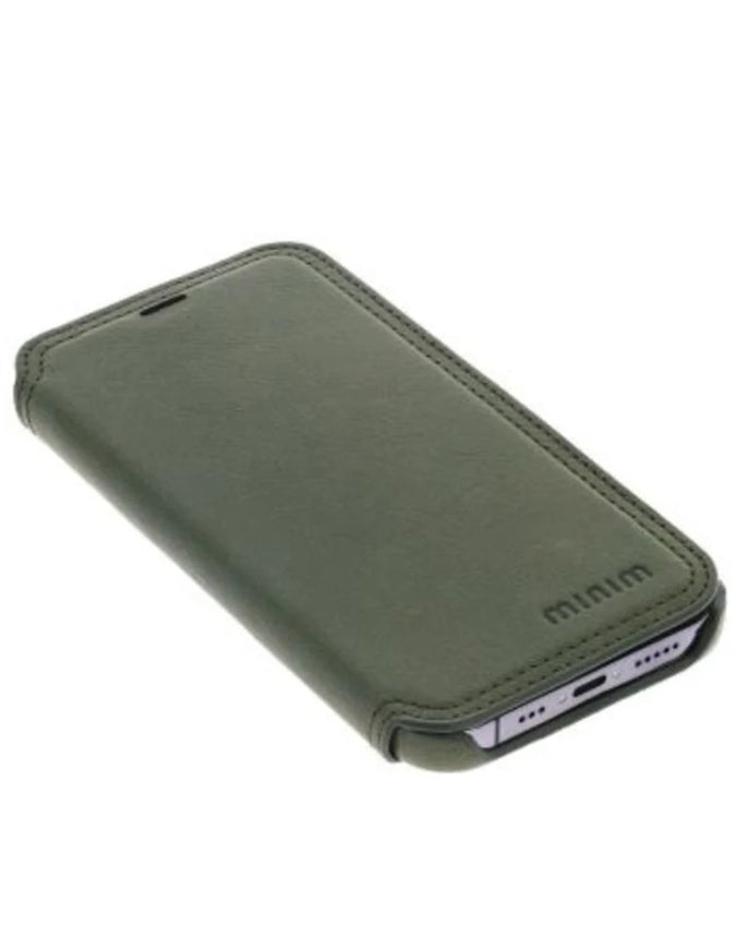 Käsintehty nahkakuori iPhone 13 mini lompakkokotelo