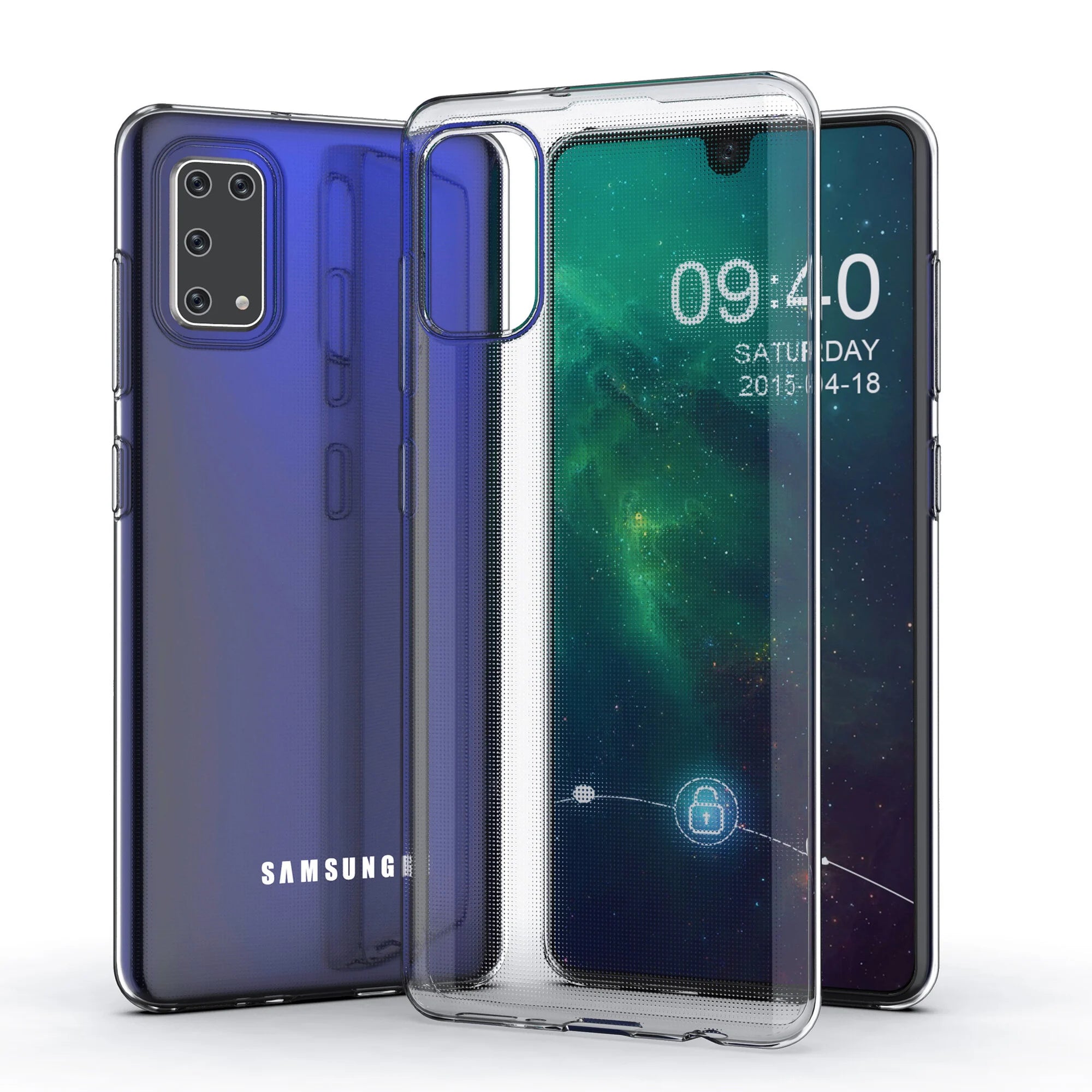 Samsung Galaxy A41 Promiz läpinäkyvä ohut TPU-suojakuor