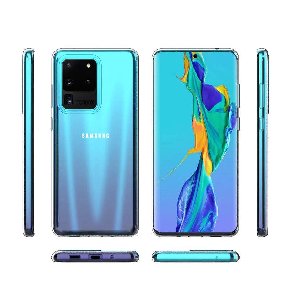 Samsung Galaxy S20 Ultra Promiz läpinäkyvä ohut TPU-suojakuor