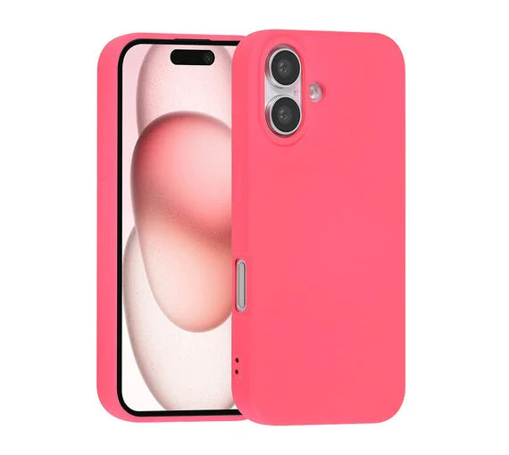 iPhone 16 Plus TUNIQ silikonimainen TPU-kuori-Hot Pink