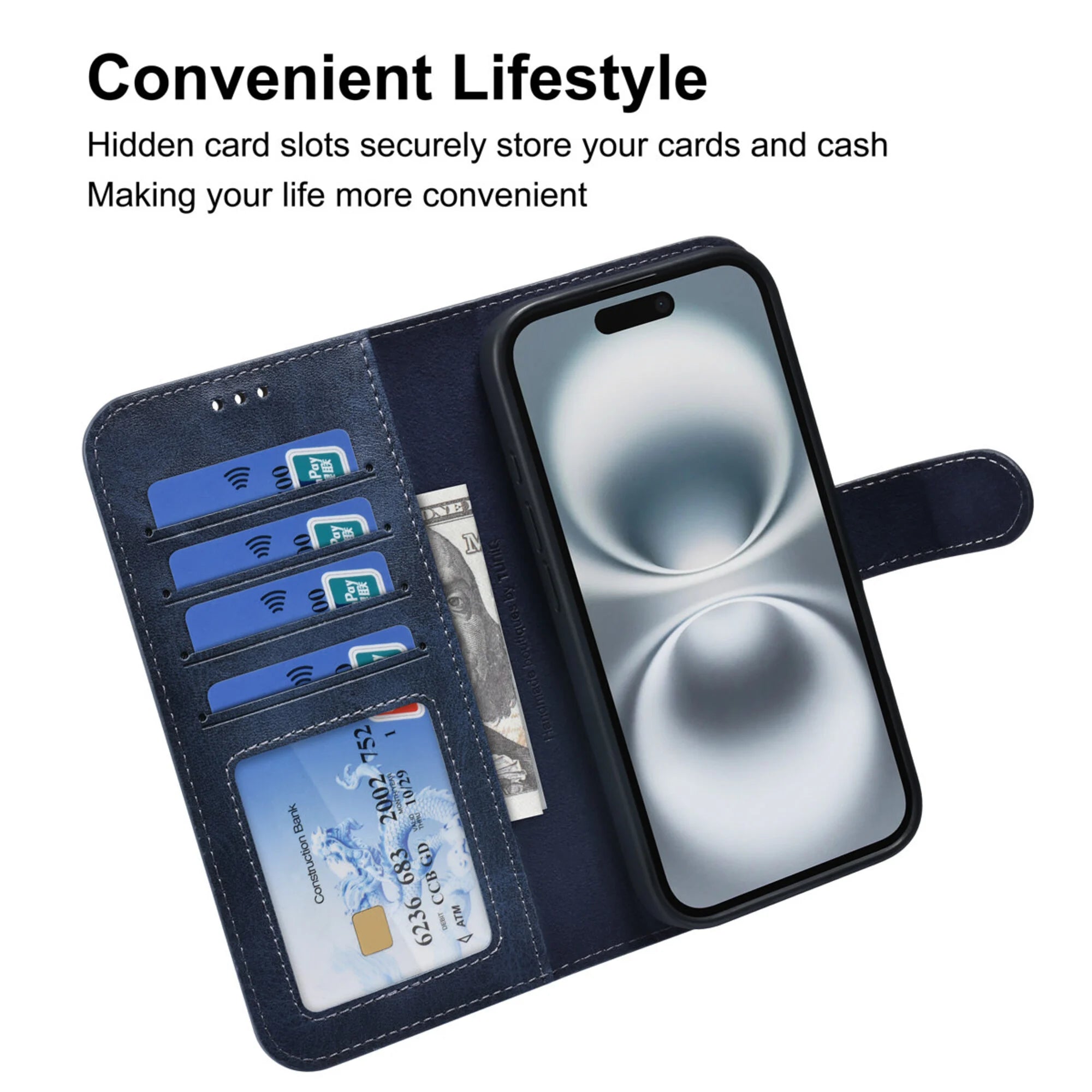 iPhone 16 TUNIQ 2in1 -lompakkokotel