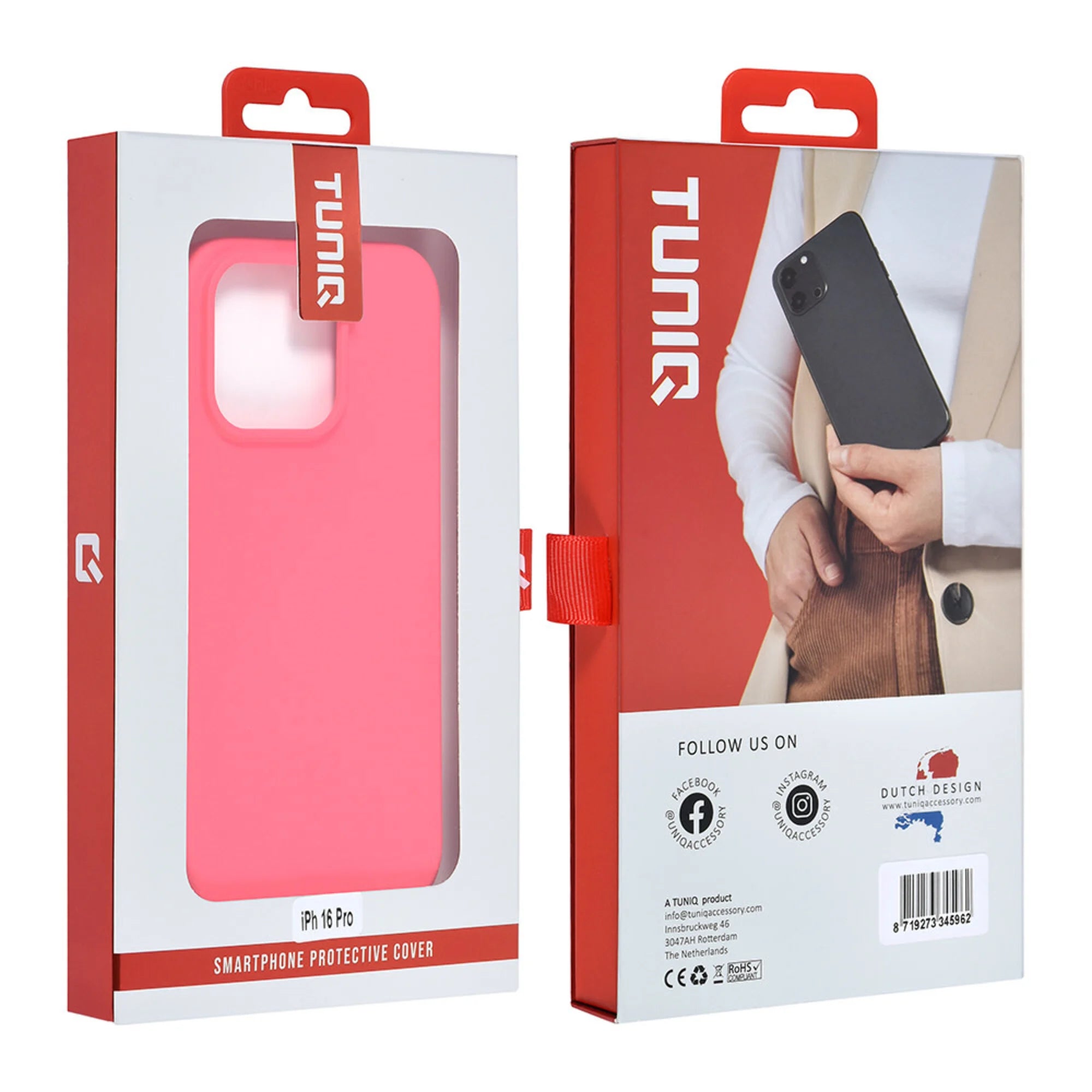iPhone 16 Pro Max TUNIQ silikonimainen TPU-kuori