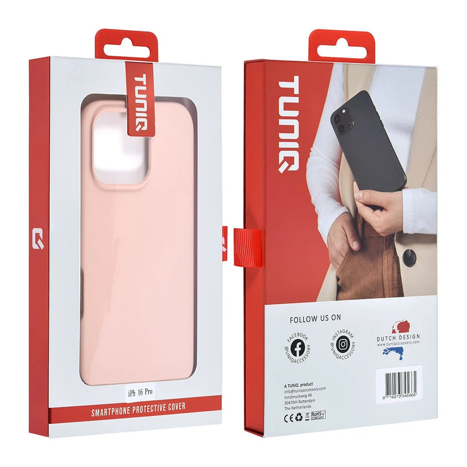 iPhone 16 Pro TUNIQ silikonimainen TPU-kuori