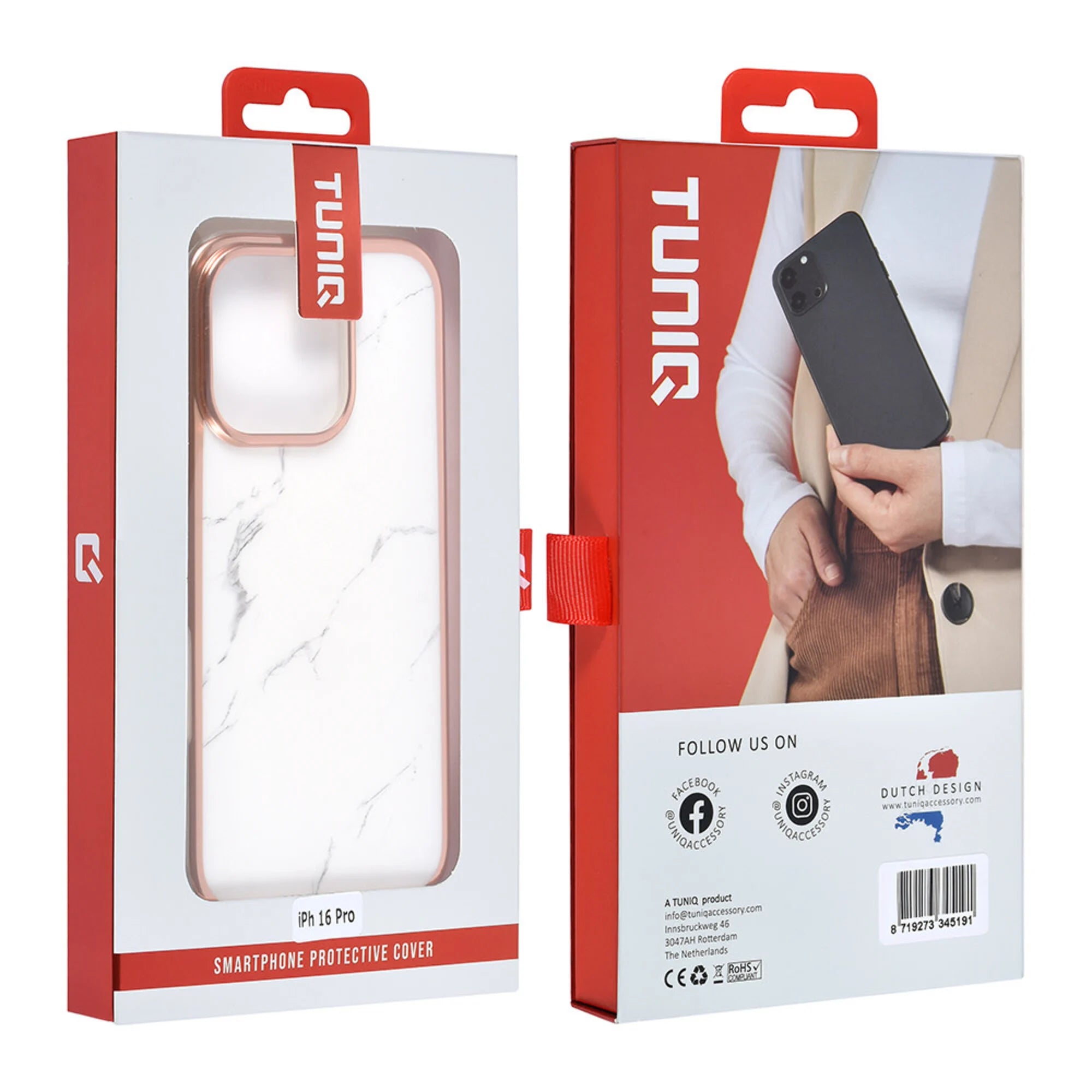 iPhone 16 Pro TUNIQ Back cover case - Silicone