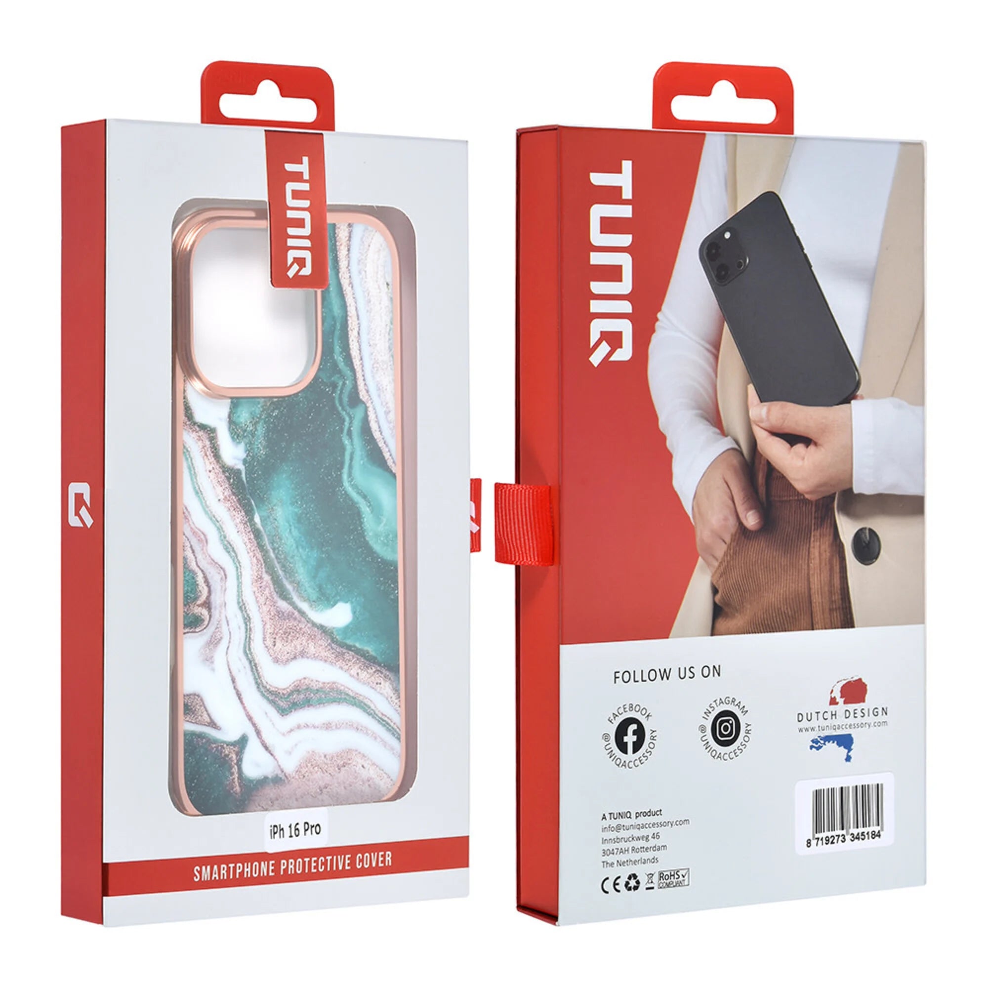 iPhone 16 Pro TUNIQ Back cover case - Silicone