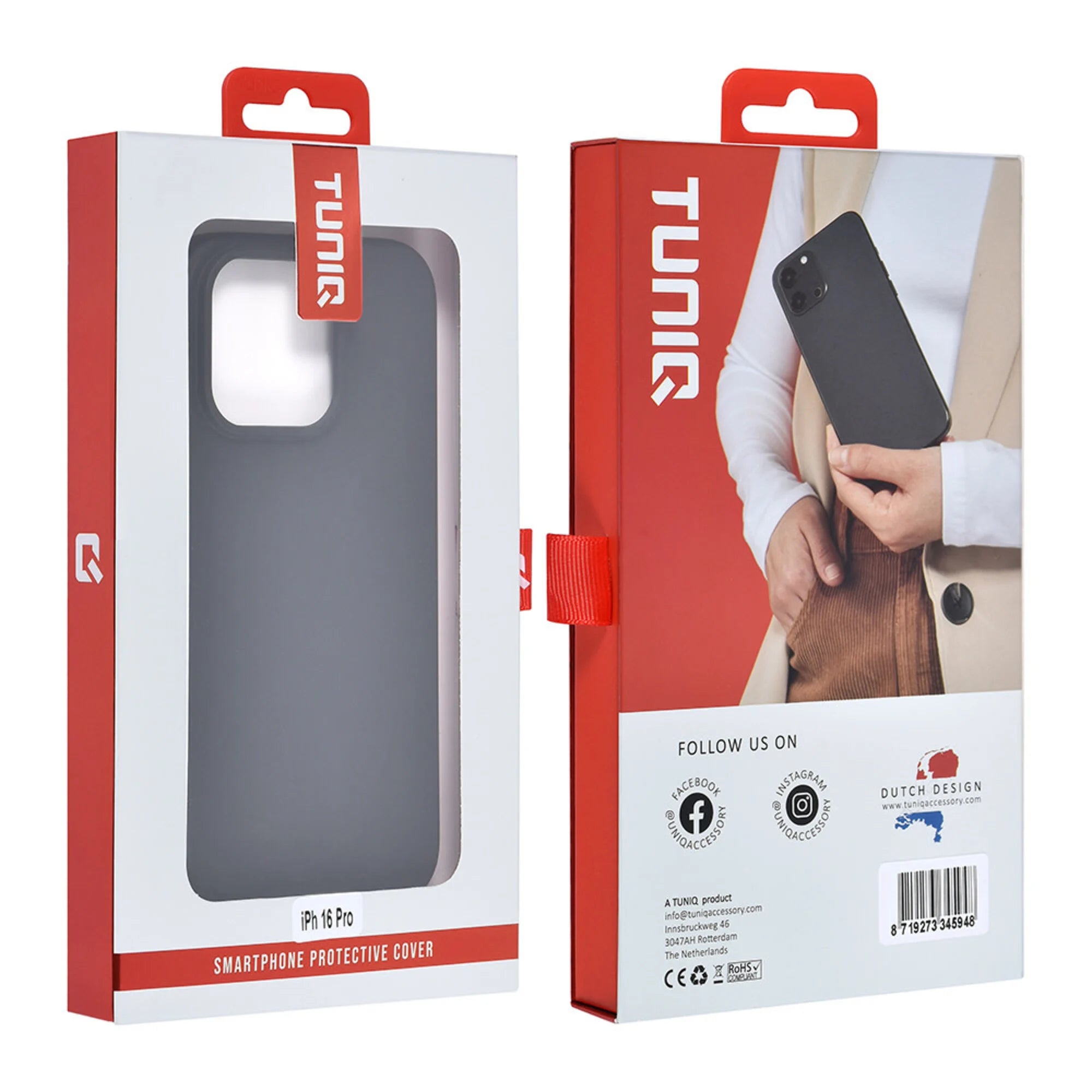 iPhone 16 Pro Max TUNIQ silikonimainen TPU-kuori