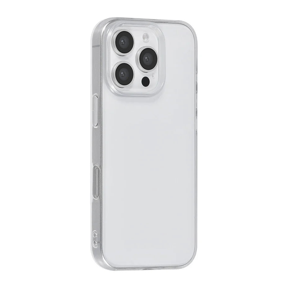 iPhone 16 Pro Max läpinäkyvä ohut TPU-suojakuor