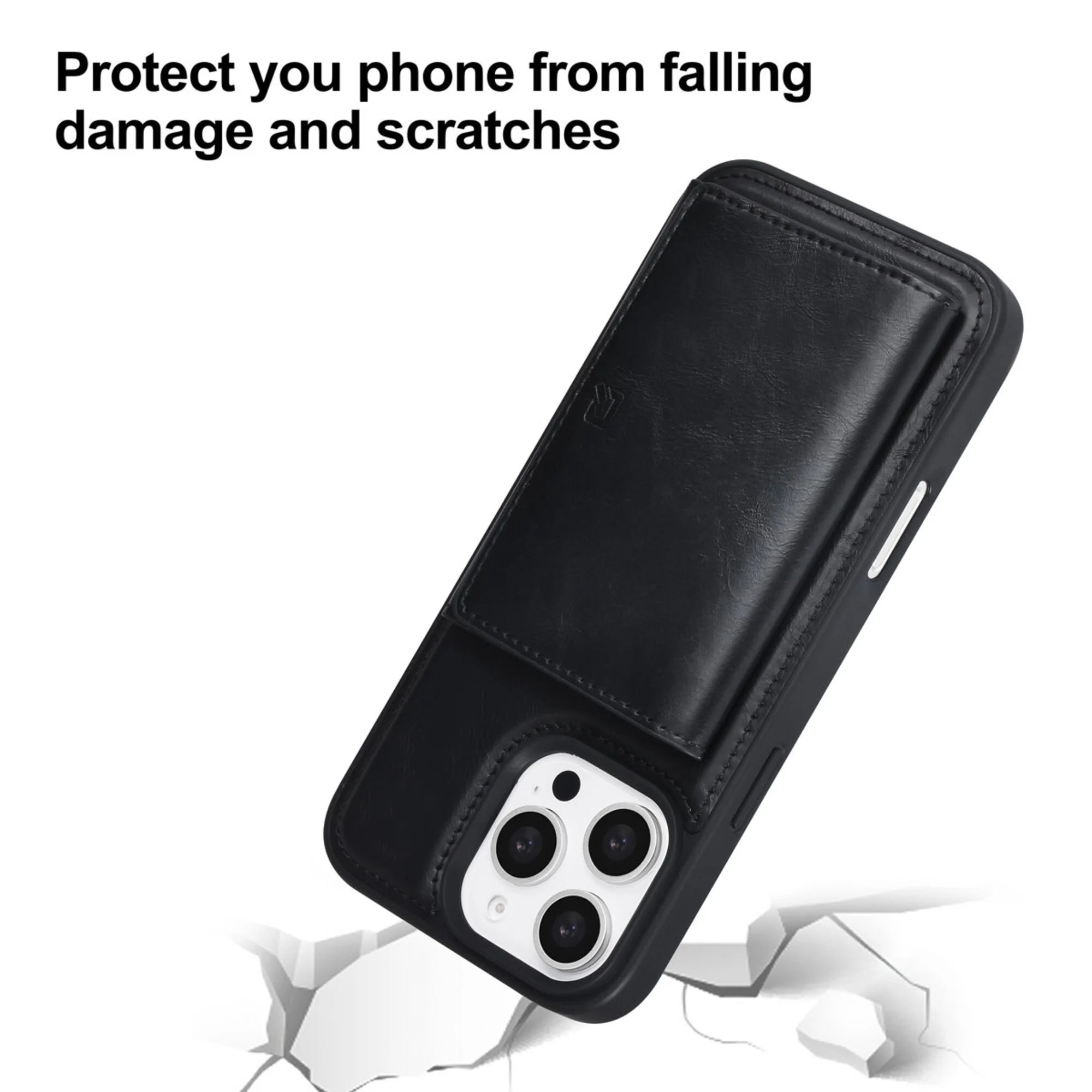 iPhone 16 Pro Max TUNIQ Hardcase-suojakuori irrotettavalla korttitaskulla