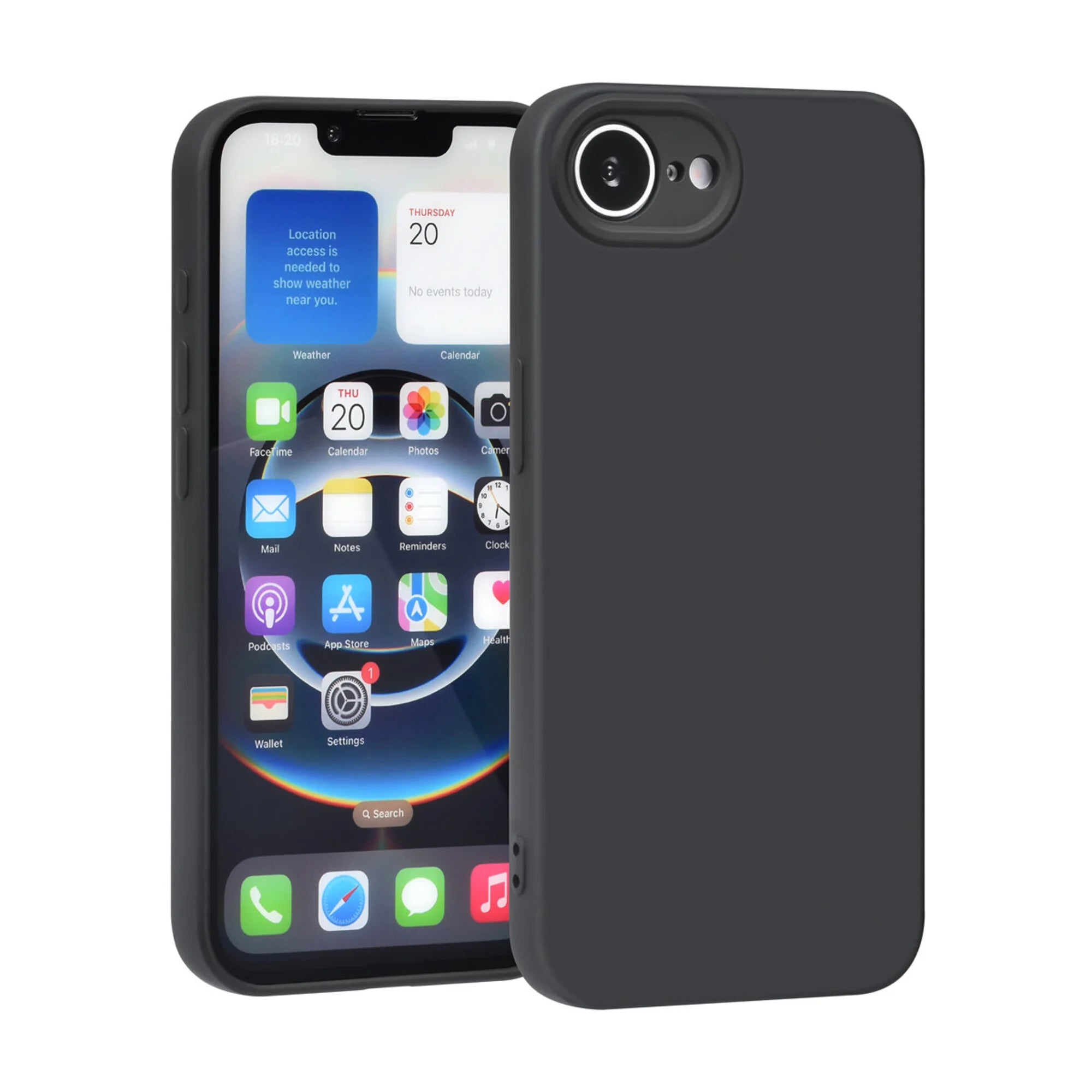 iPhone 16E TUNIQ silikonimainen TPU-kuori