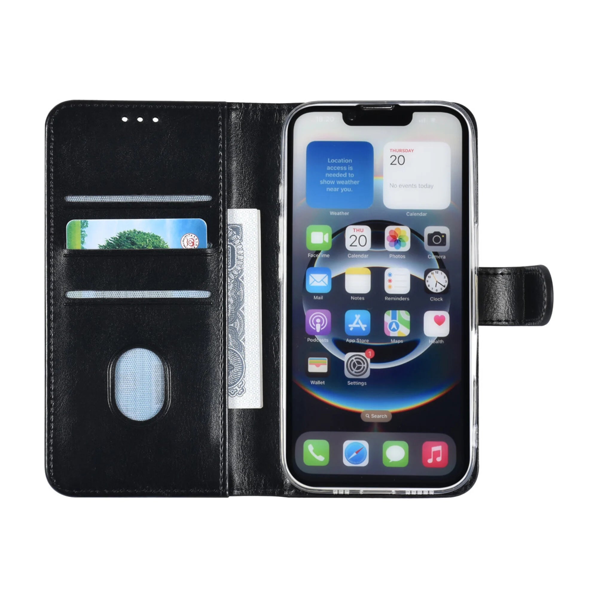 iPhone 16E TUNIQ Lompakkokotelo