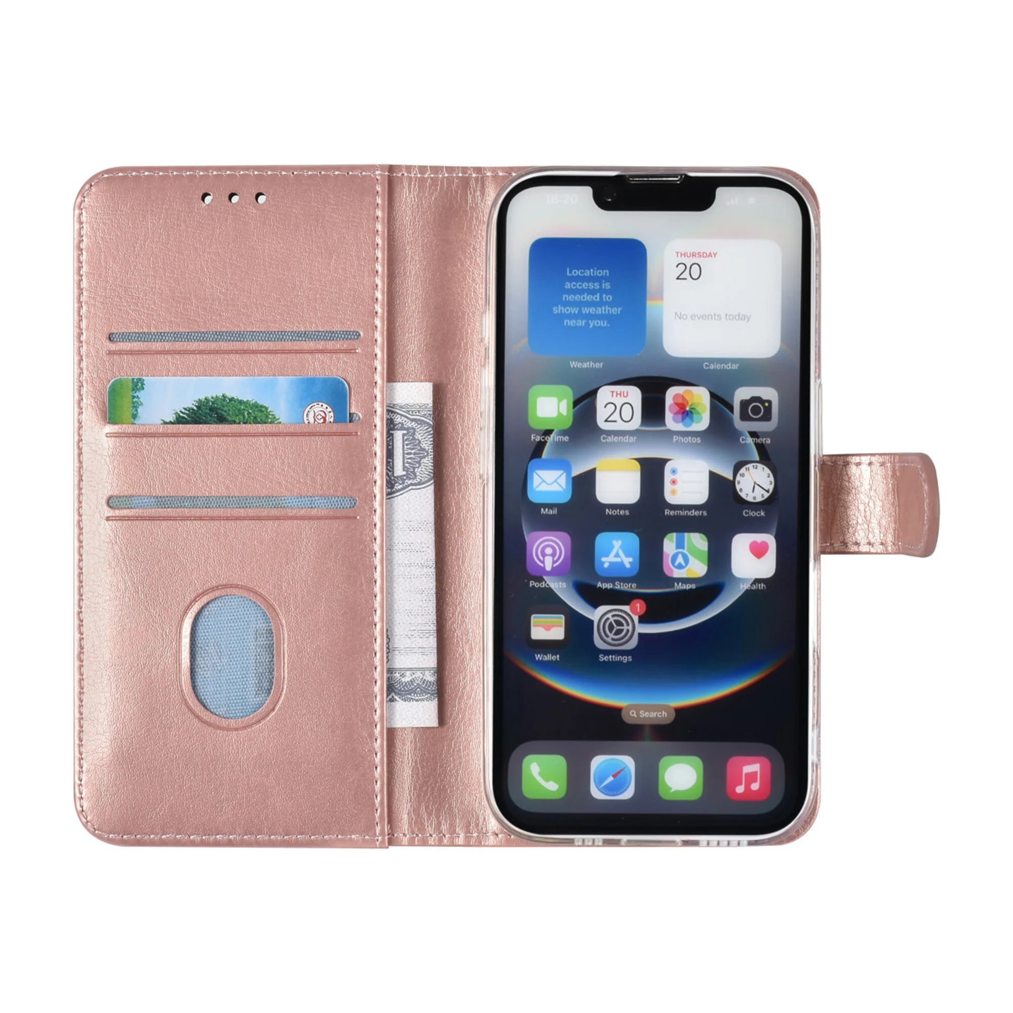 iPhone 16E TUNIQ Lompakkokotelo
