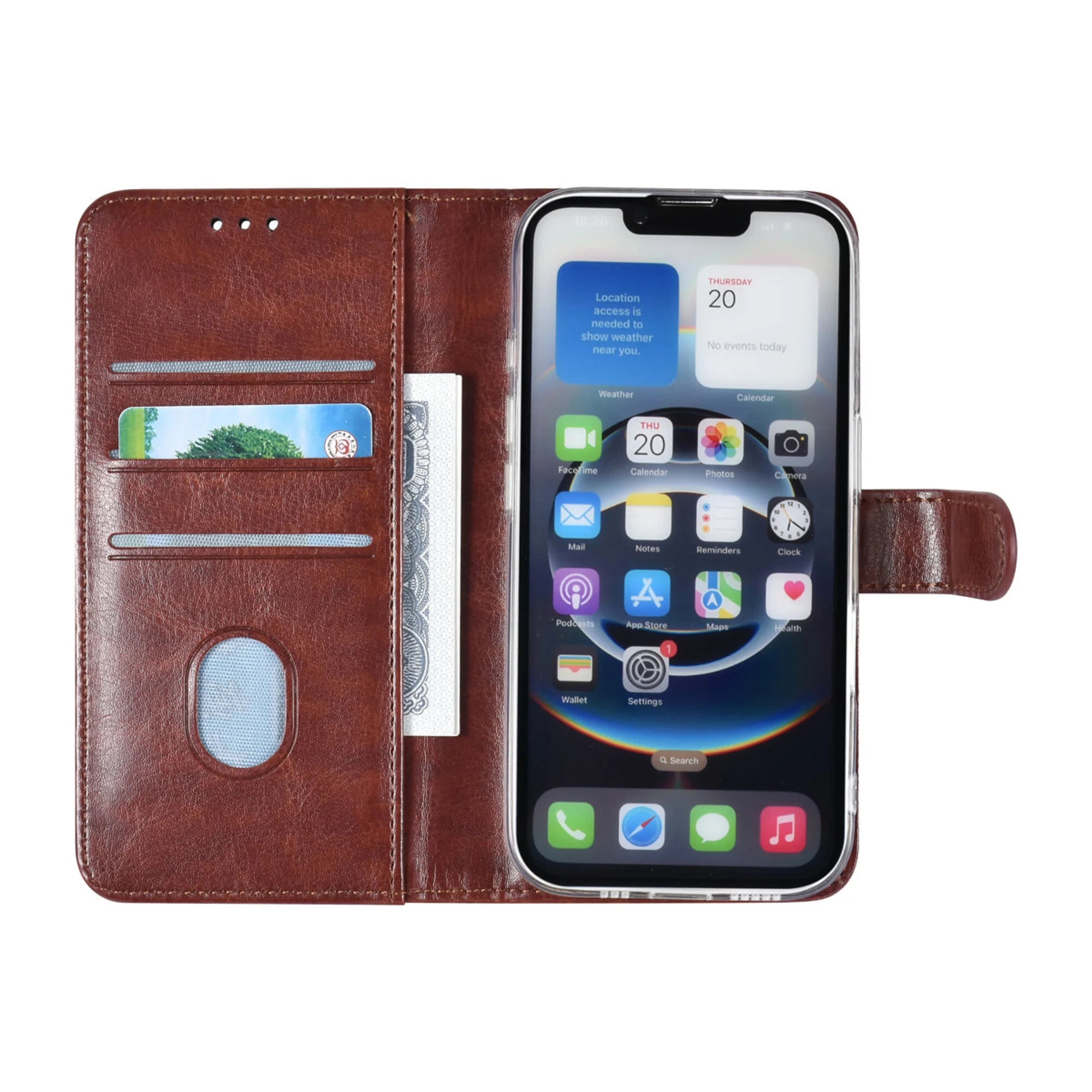 iPhone 16E TUNIQ Lompakkokotelo