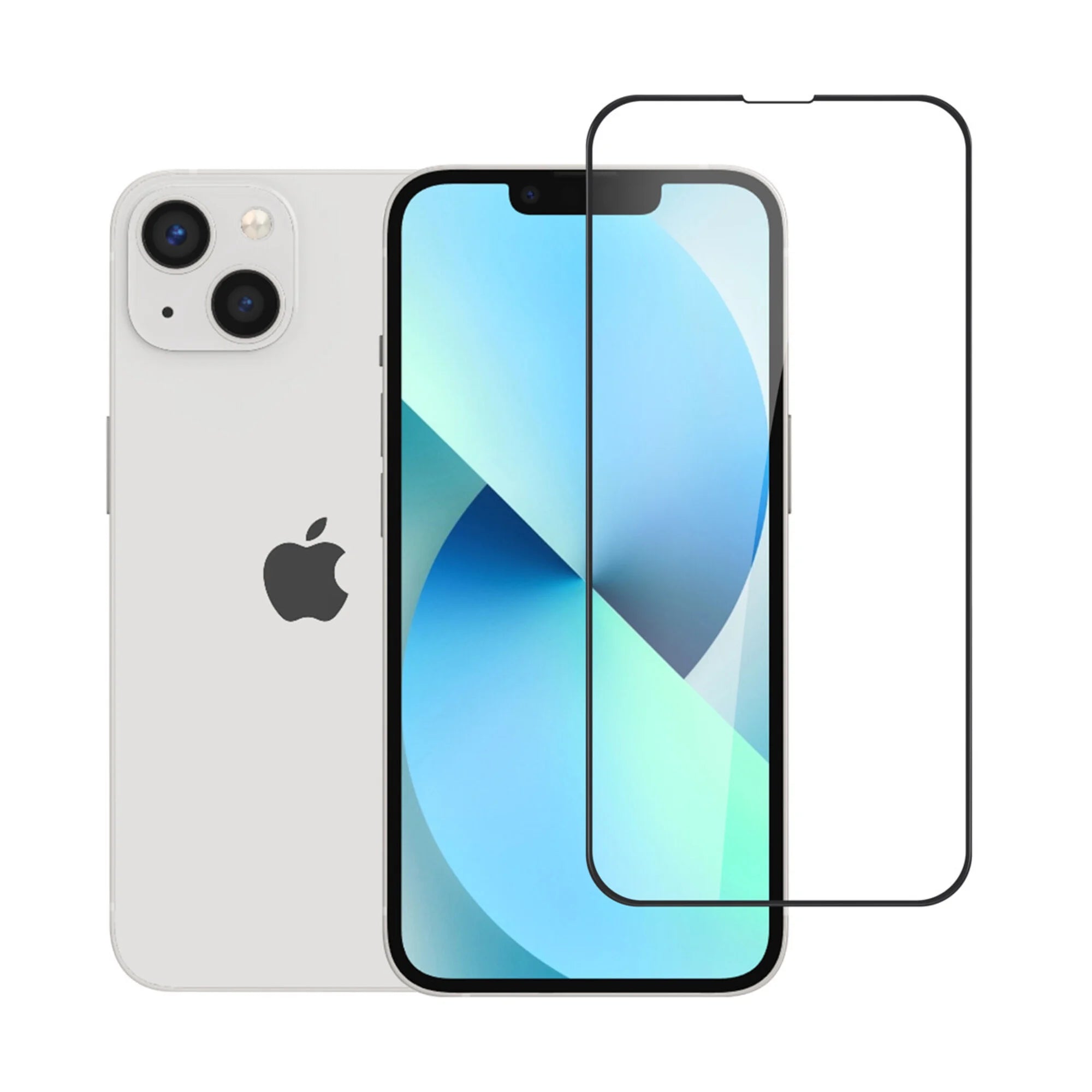 Apple iPhone 13 / 13 Pro / 14 / 16e panssarilasi, koko näytölle