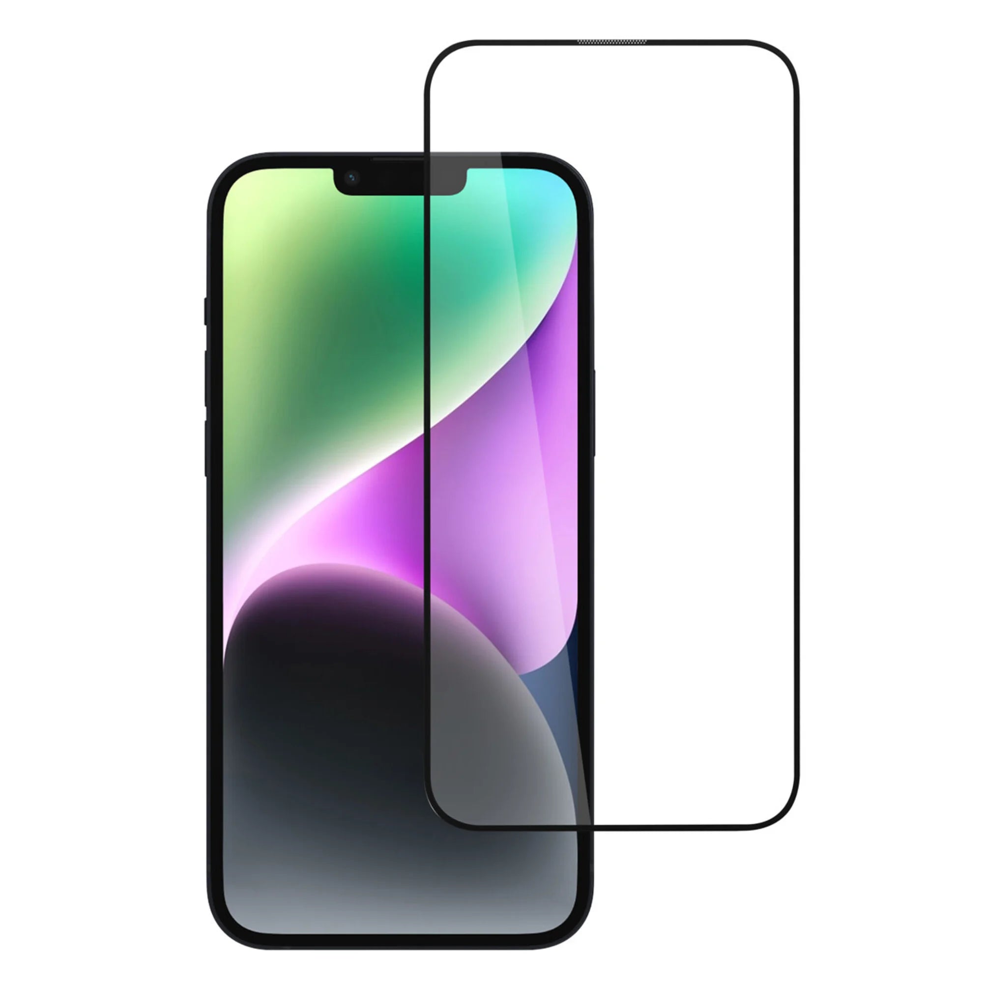 Apple iPhone 13 / 13 Pro / 14 / 16e panssarilasi, koko näytölle