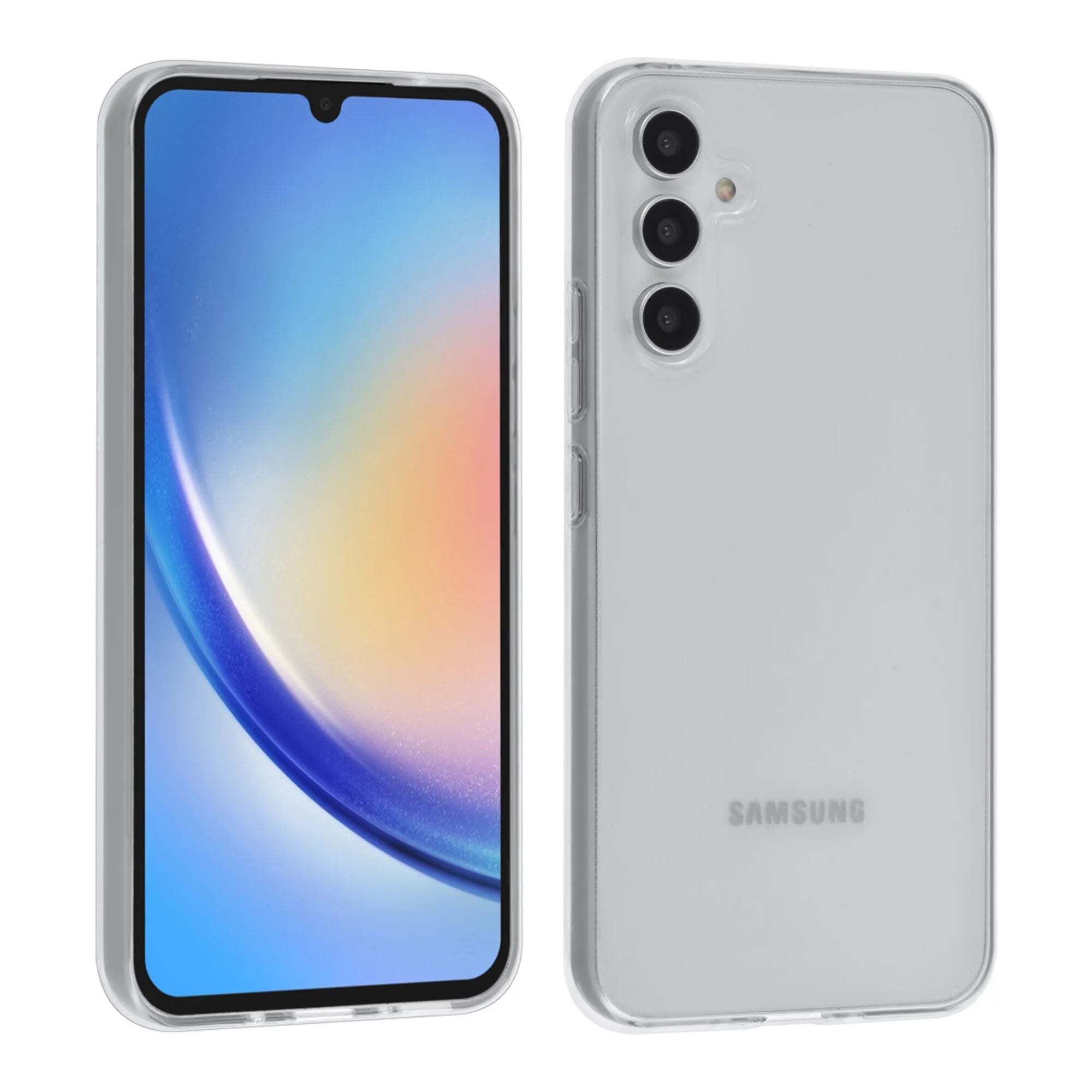 Samsung Galaxy S24 FE läpinäkyvä ohut TPU-suojakuor